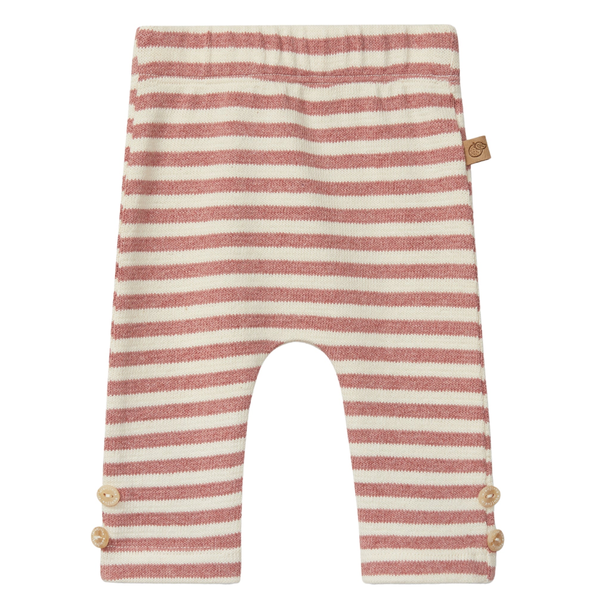 leggings-bambina-in-cotone-a-righe-llaranjinha